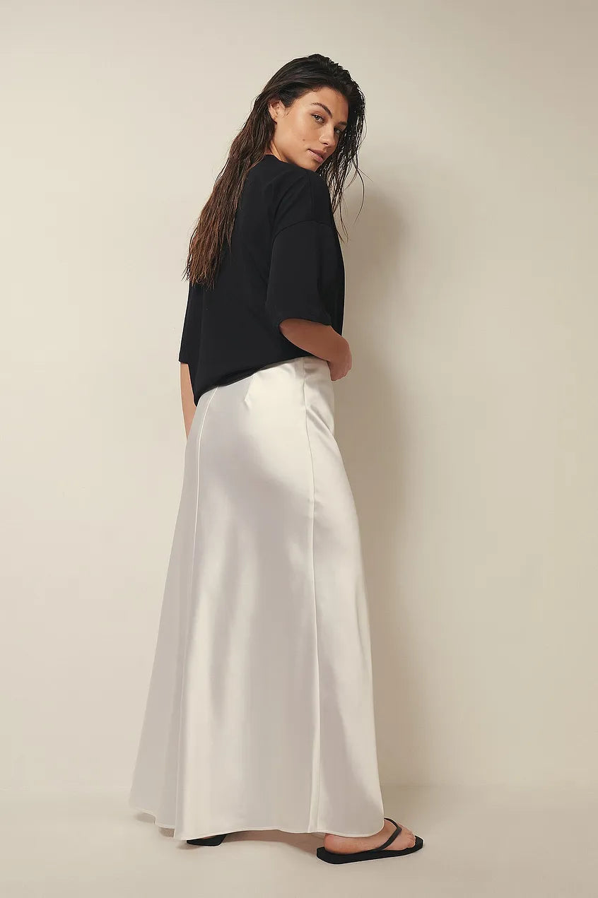 AMELIA - Klassieke satijnen midirok voor dames