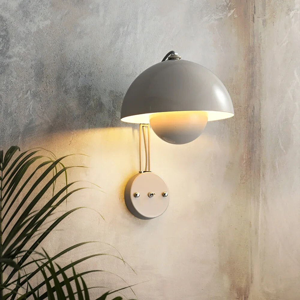 MUSHI - Sfeervolle wandlamp met paddenstoelontwerp