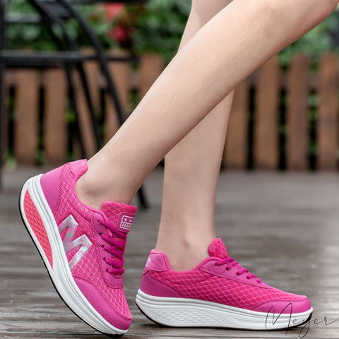 Schokabsorberende dames sneakers met extra steun – AeroLift Motion - Glamorix