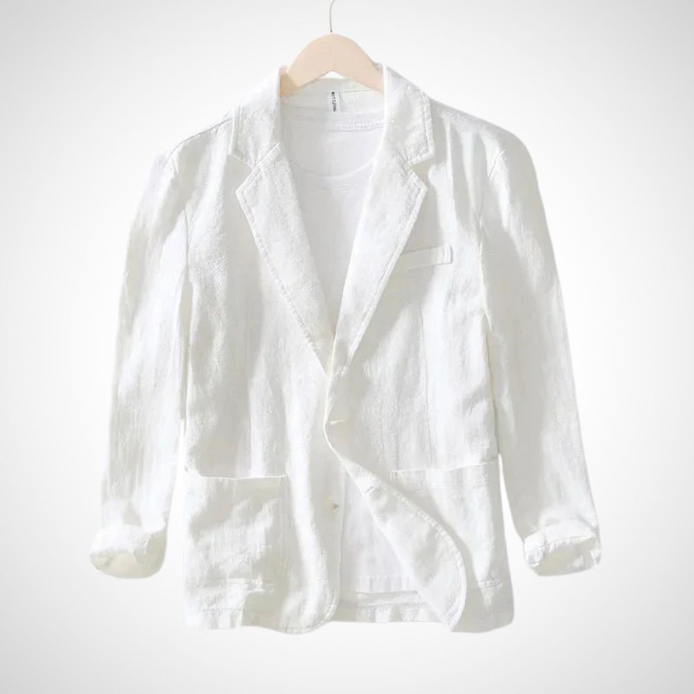 Heren blazer met relaxte pasvorm en tijdloos design – MASON RELAXED - Glamorix