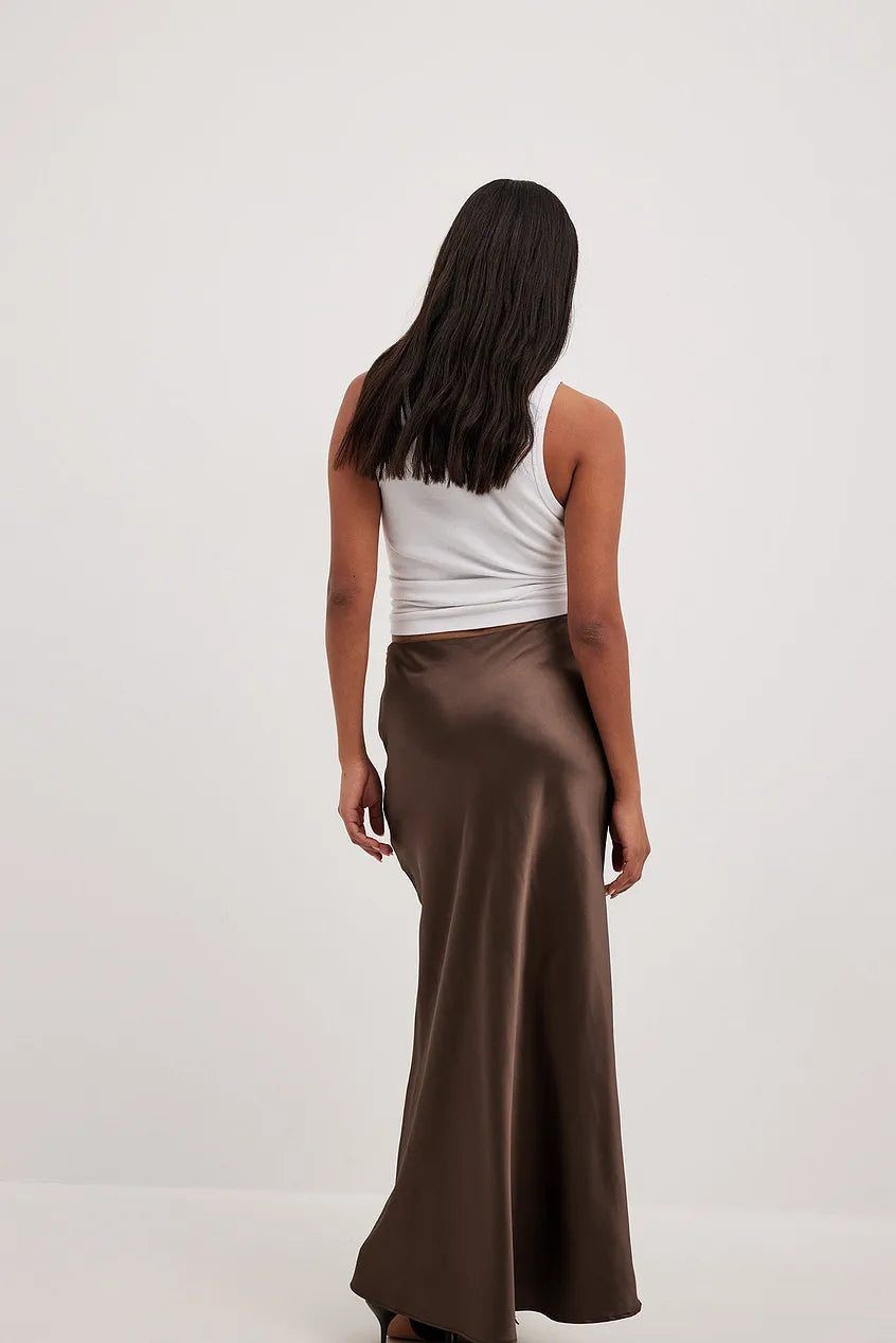 AMELIA - Klassieke satijnen midirok voor dames