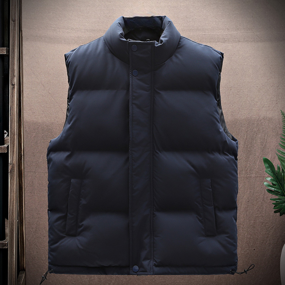 Mouwloos heren puffer vest met lichte vulling – ASTONEX - Glamorix
