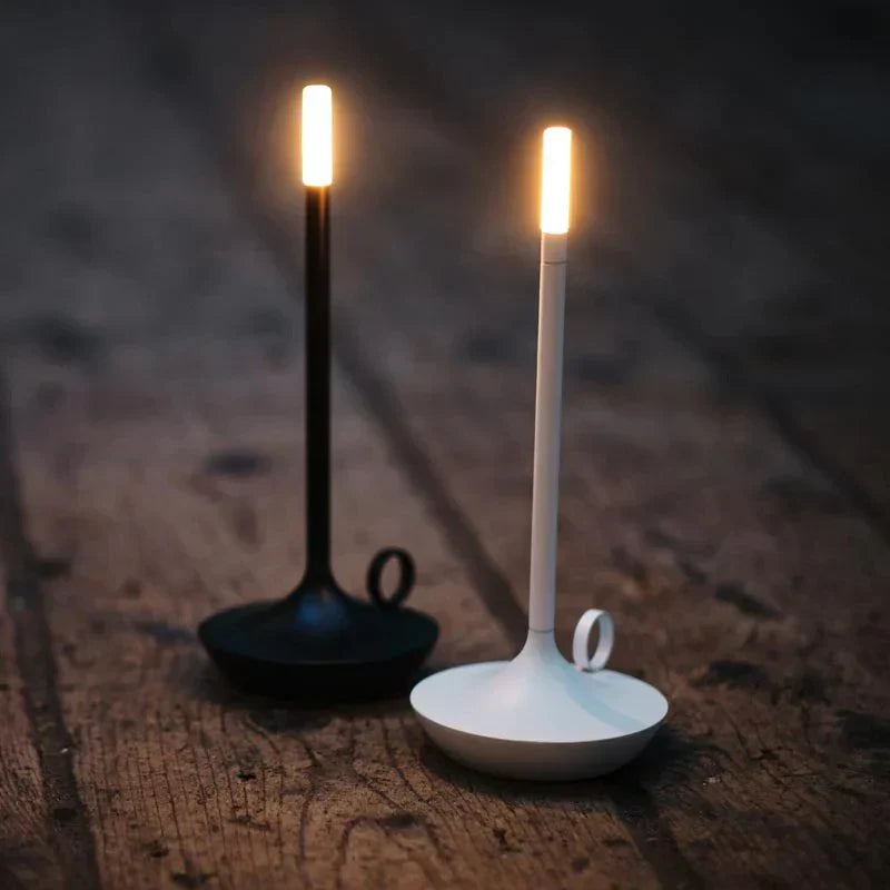 LumaZen Aura – Subtiele oplaadbare tafellamp met zacht licht en rustgevend design