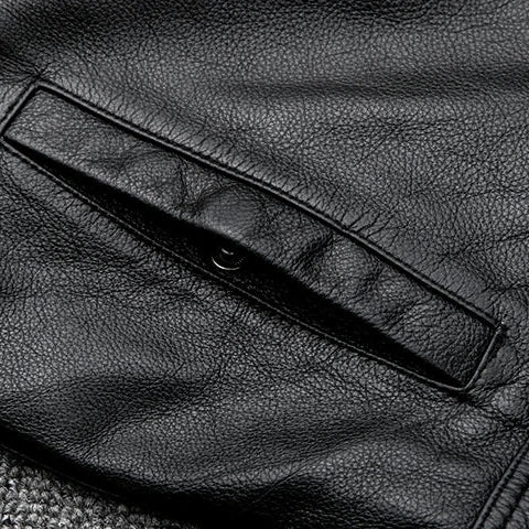 MACK – Heren leren jas met stoere uitstraling en moderne pasvorm - Glamorix