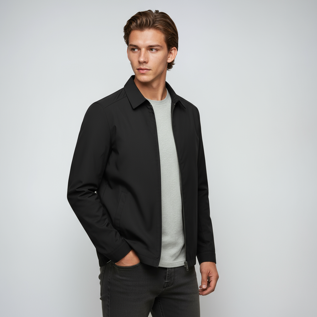 IAN – Casual heren tussenjas met ritssluiting - Glamorix