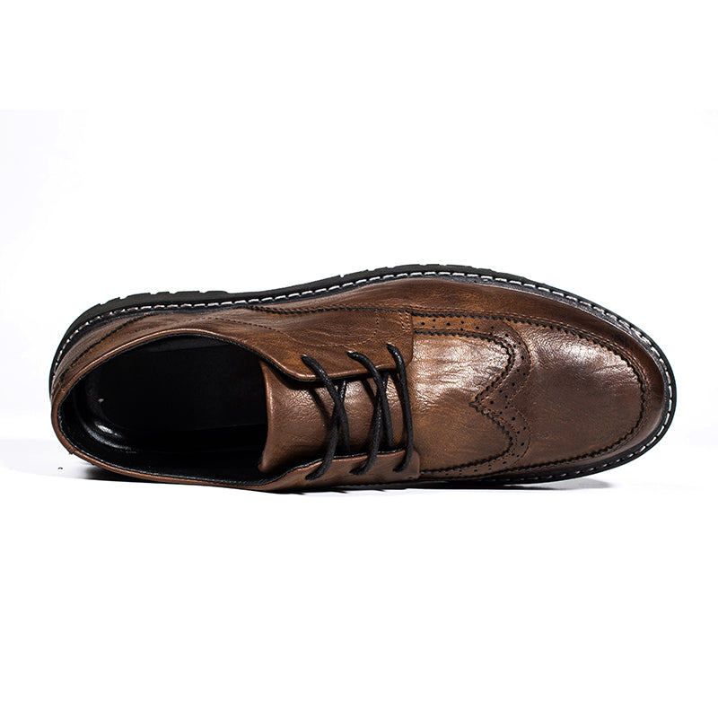BRYCE - Stoere leren schoenen voor heren met een tijdloze uitstraling