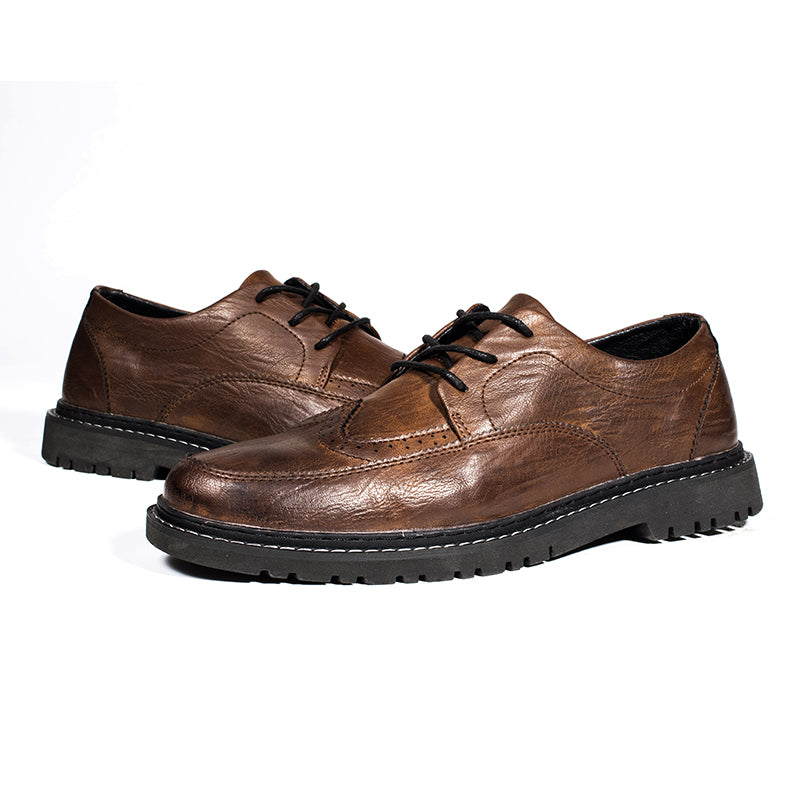 BRYCE - Stoere leren schoenen voor heren met een tijdloze uitstraling