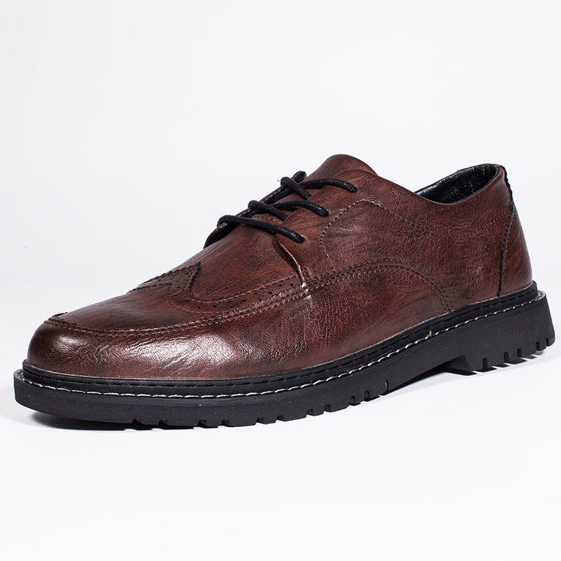 BRYCE - Stoere leren schoenen voor heren met een tijdloze uitstraling