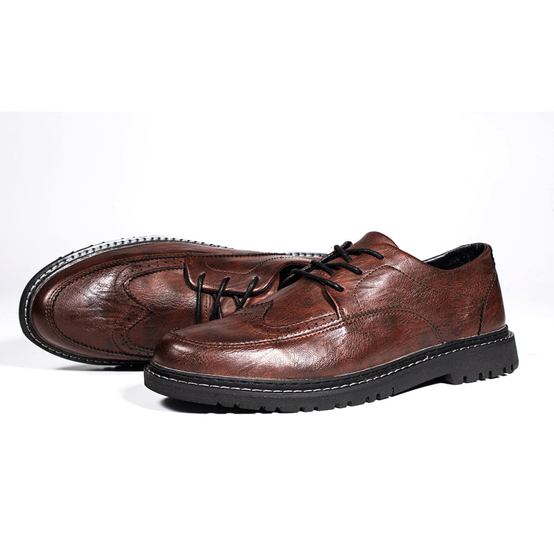 BRYCE - Stoere leren schoenen voor heren met een tijdloze uitstraling