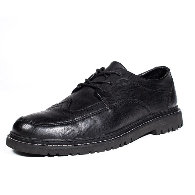 BRYCE - Stoere leren schoenen voor heren met een tijdloze uitstraling