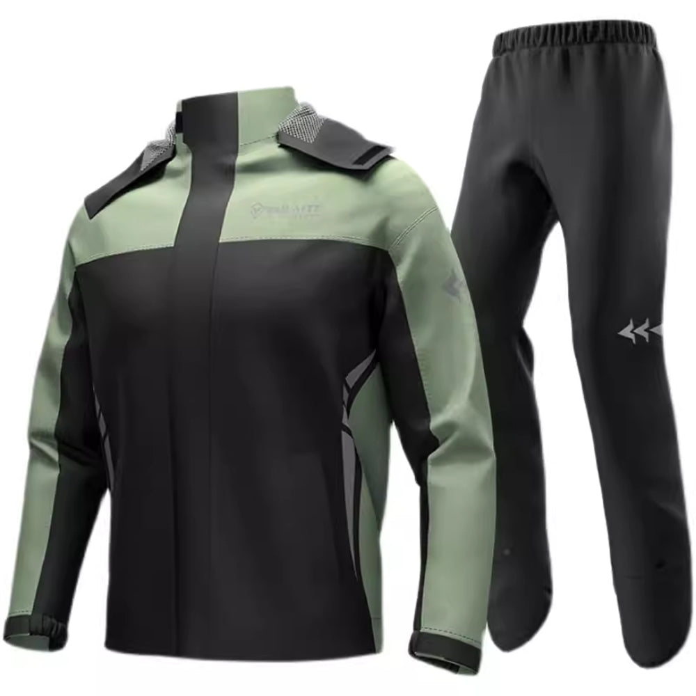 Reflecterend regenpak met opbergtas voor outdoor activiteiten – VISTRA RAINGUARD - Glamorix
