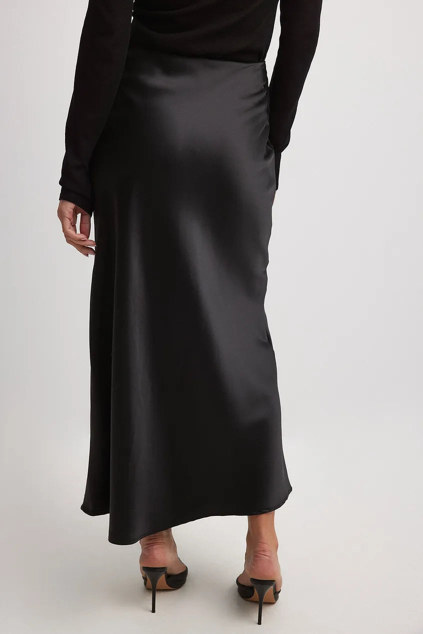 AMELIA - Klassieke satijnen midirok voor dames