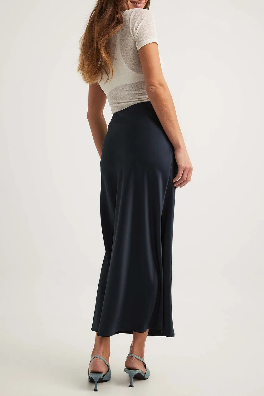 AMELIA - Klassieke satijnen midirok voor dames