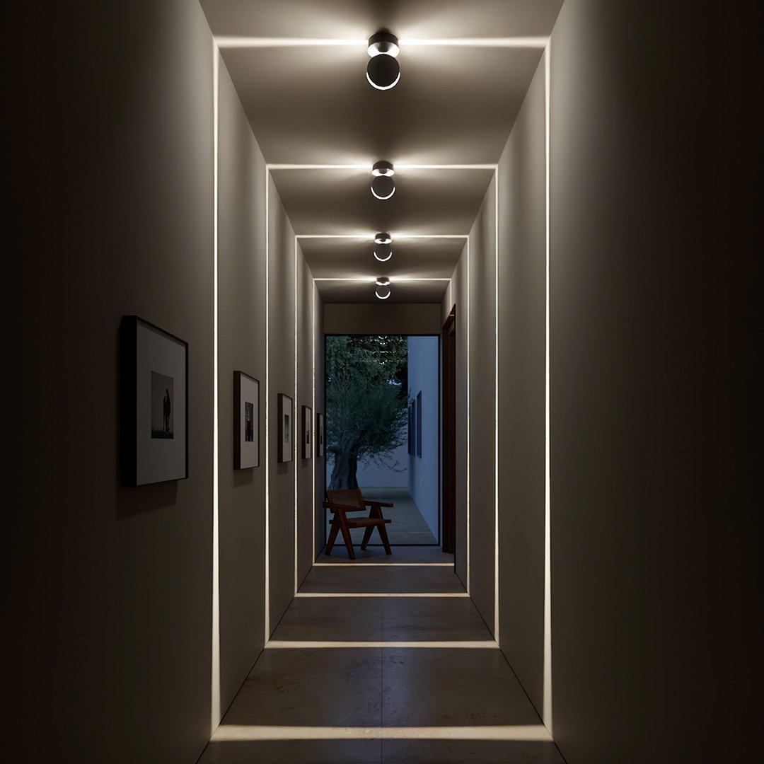 Moderne LED wandlamp met minimalistisch design en sfeervol licht – LUMAVIA NovaLine - Glamorix