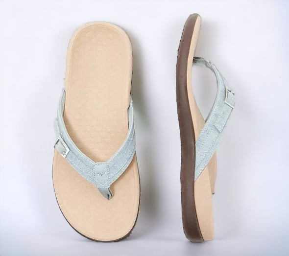 Ultra zachte dames slippers met dikke zool – Floava CloudEase - Glamorix