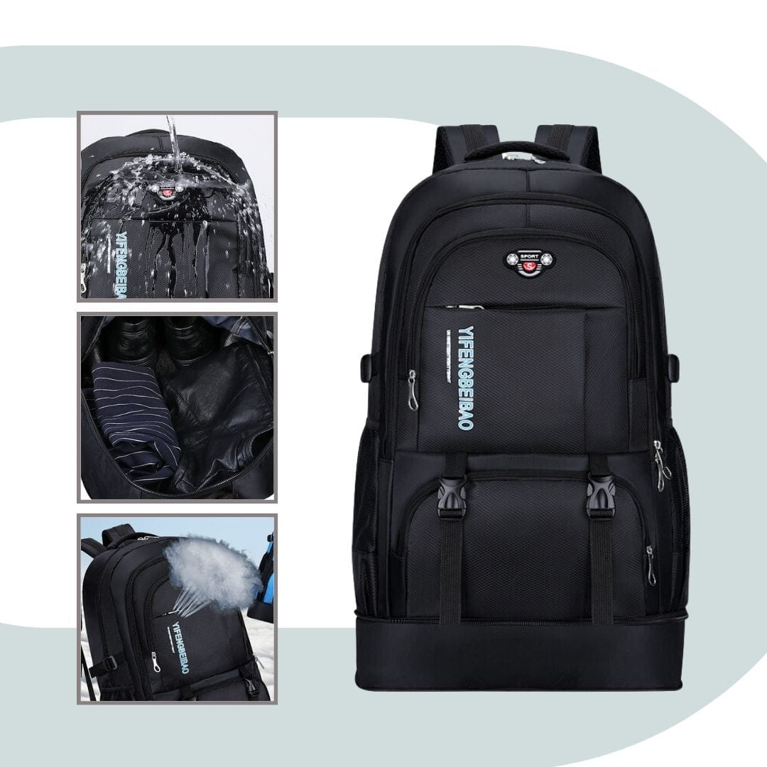 Handbagage reisrugzak met laptopvak en uitbreidbare indeling – STRAVO GlidePack - Glamorix