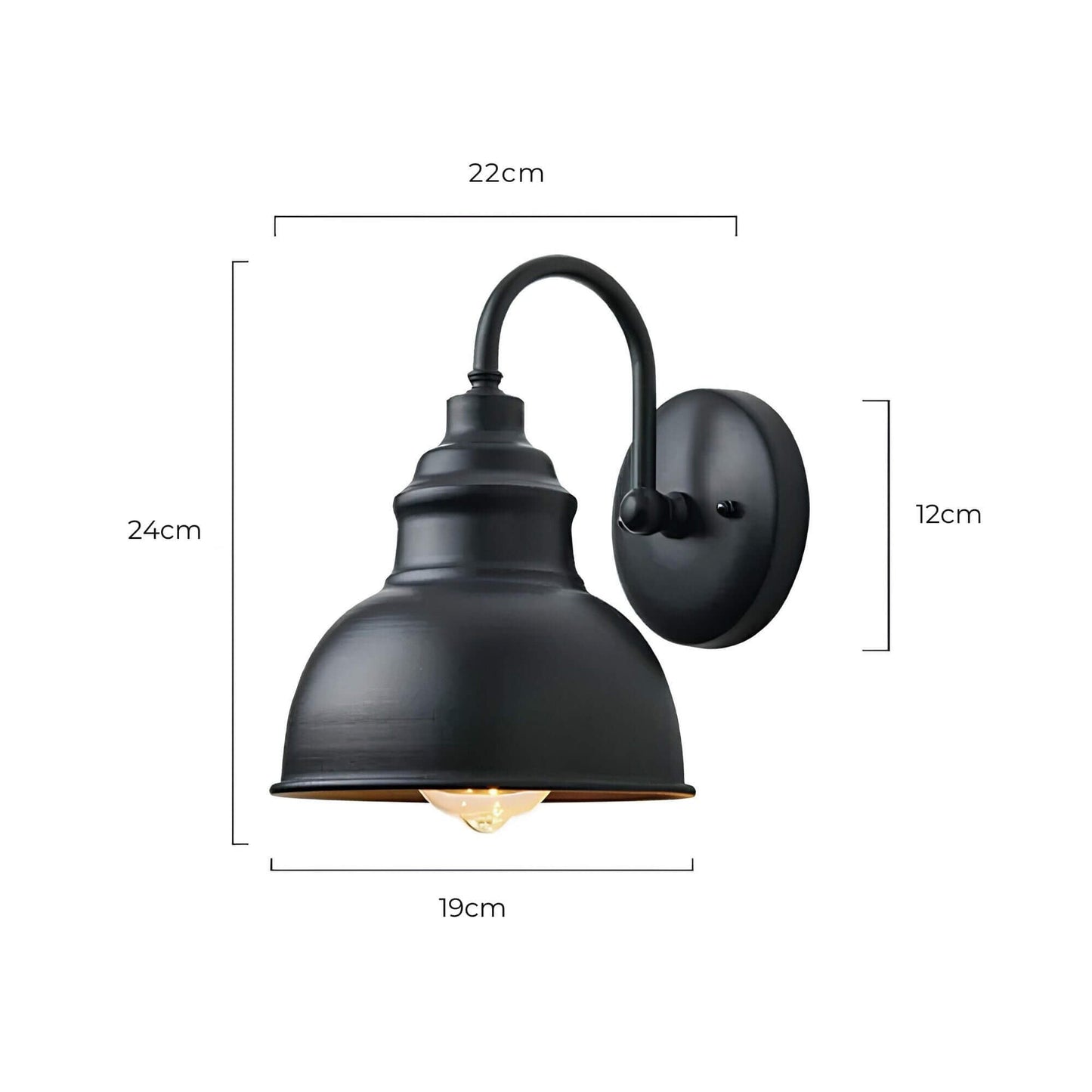 Vintage buitenwandlamp met roestbestendige afwerking – LUMINA HERITAGE - Glamorix