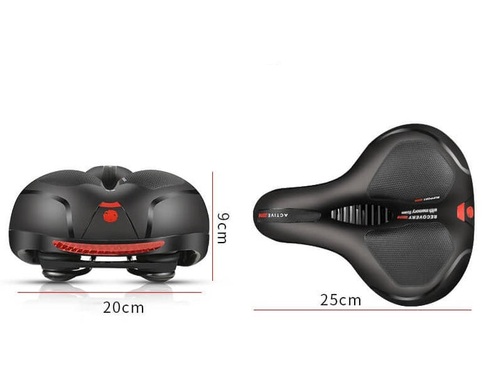 Gel fietszadelkussen voor pijnvrij fietsen – CLOUDRIDE COMFORT - Glamorix