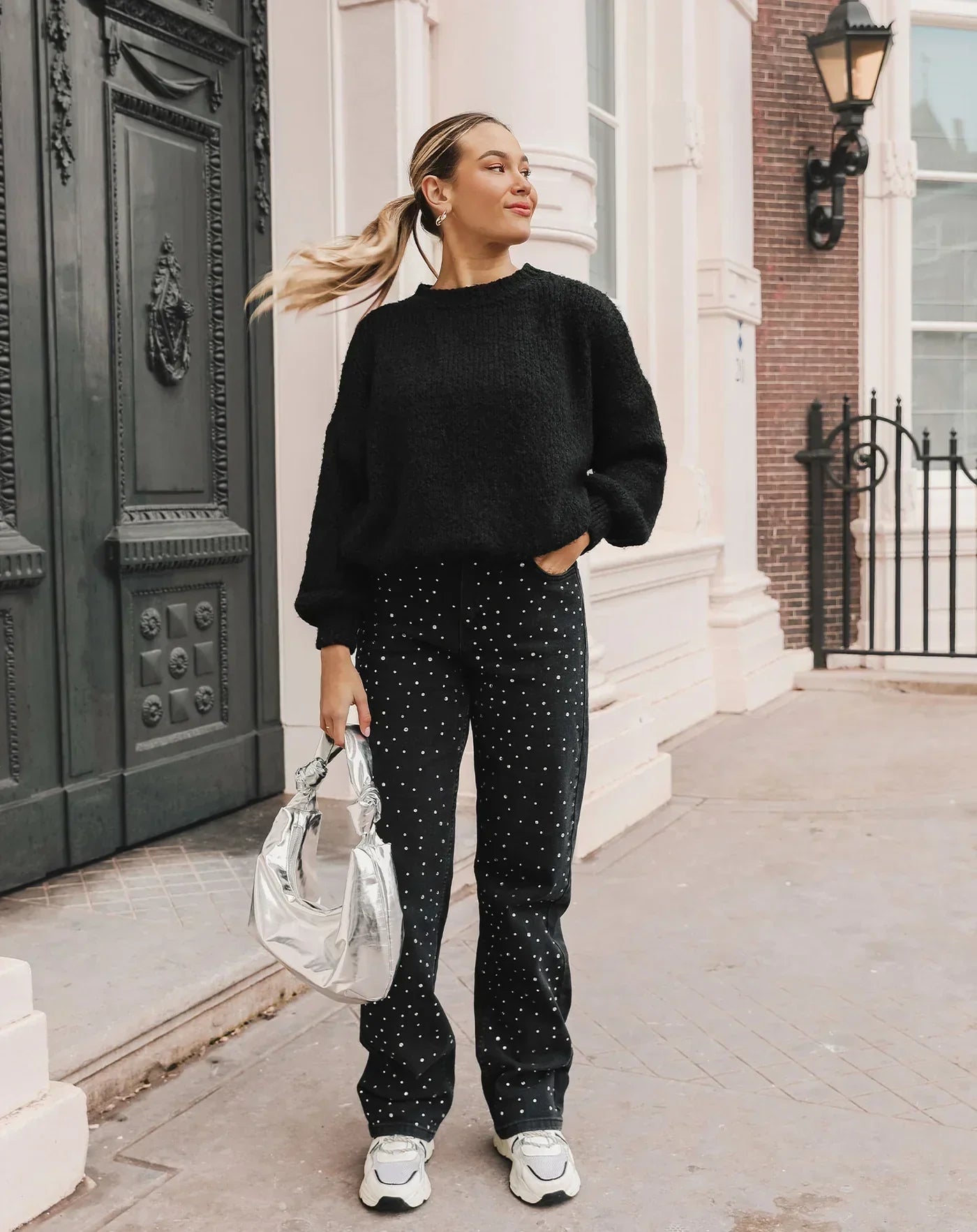 VIVIENNE - Casual fit denim broek voor dames