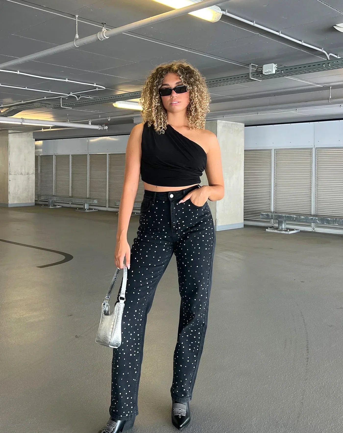 VIVIENNE - Casual fit denim broek voor dames