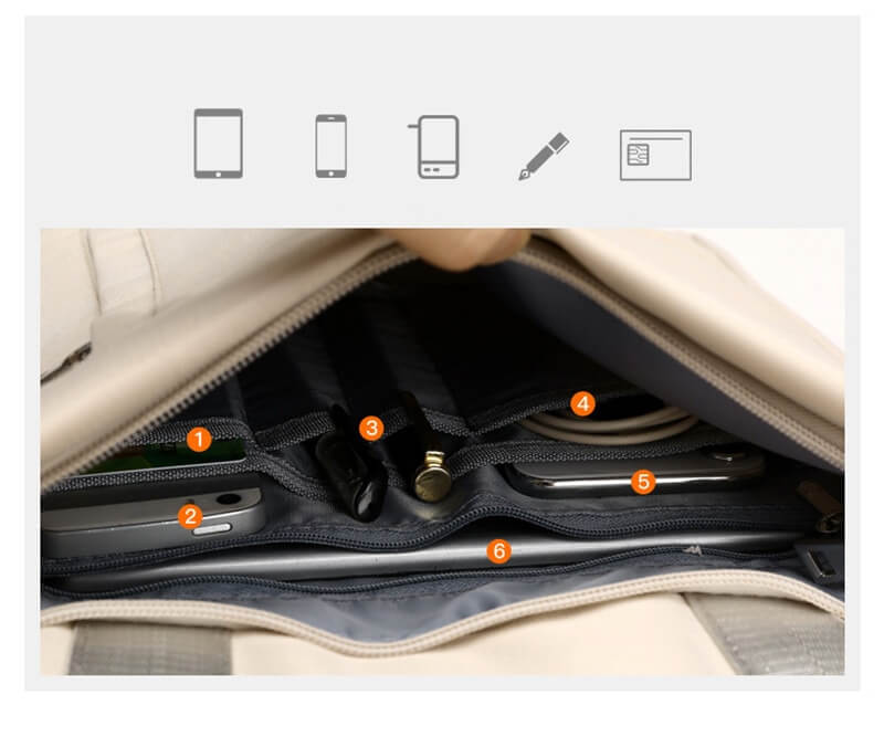 Waterdichte anti-diefstal rugzak voor werk en reizen – Fortivo ShieldPack - Glamorix