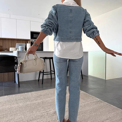 Dames skinny jeans met hoge taille en comfortabele stretch – LIVIA SCULPT - Glamorix