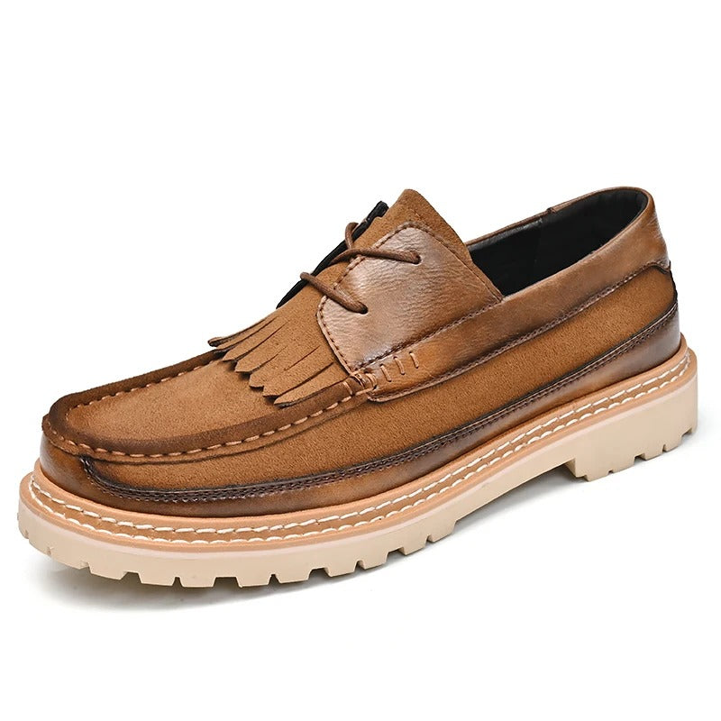 MARCUS - Suède loafers voor heren