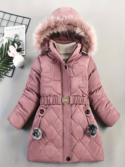 LUNA - Winterjas met capuchon voor meisjes