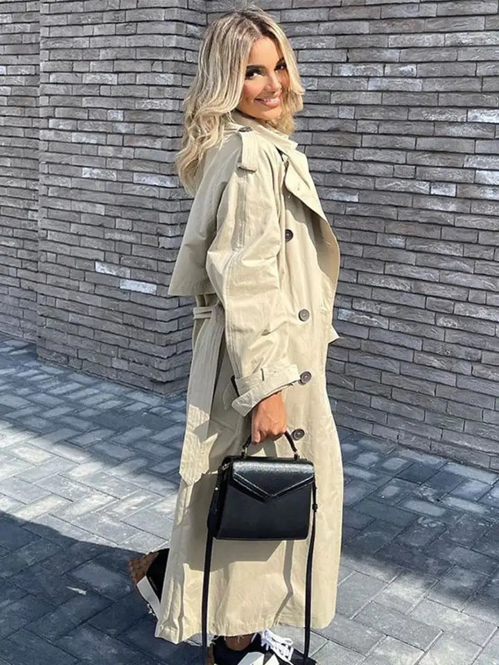 EULALIA – Lange winter trenchcoat voor dames