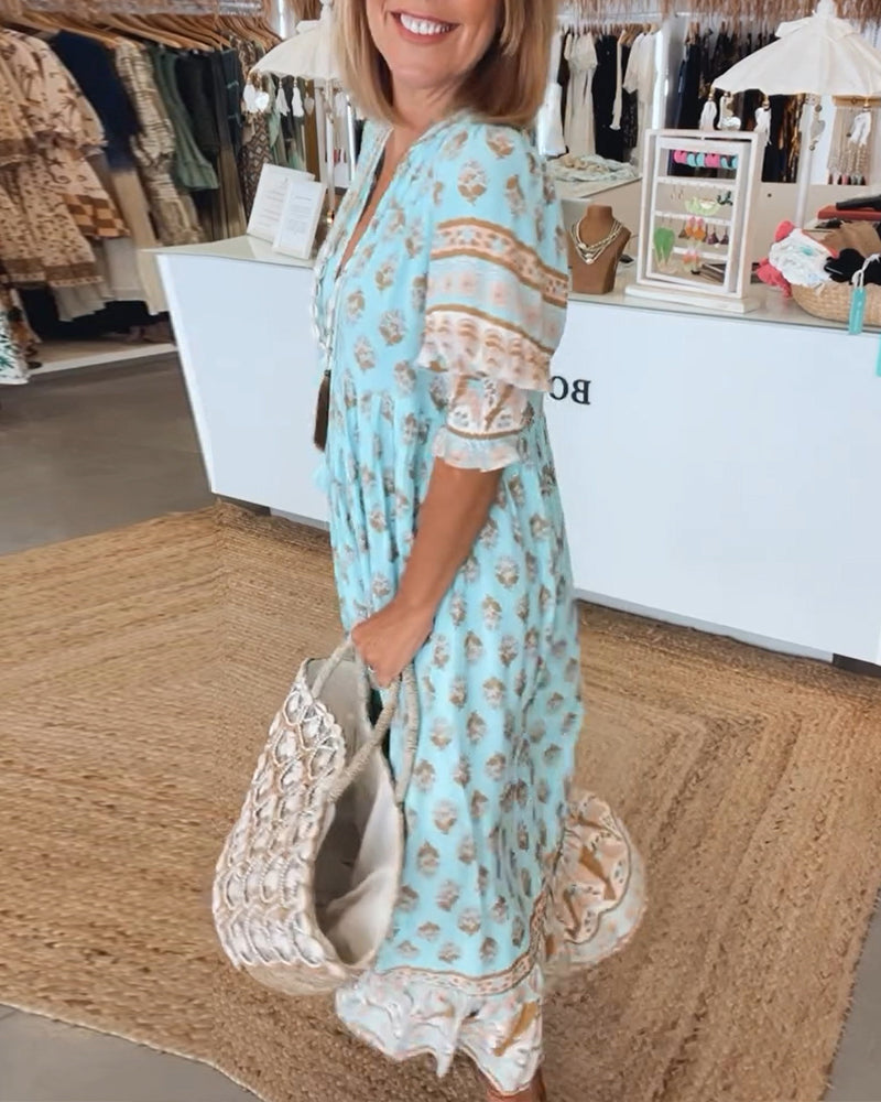ZenyaFlair – Bohemian laagjesjurk met luchtige charme en vrije spirit