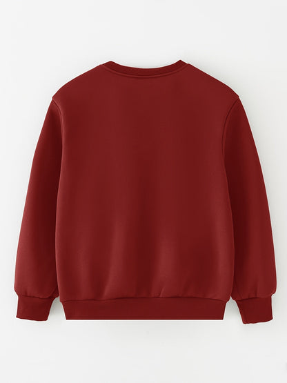 MASON - Jongens casual trui met lange mouwen en grafisch patroon