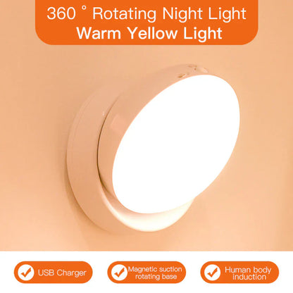MotionGlow - Draadloze Nachtlamp met Automatische Bewegingssensor