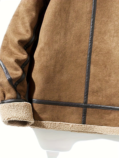 DANTE - Warme herenshearling jas met luxe uitstraling