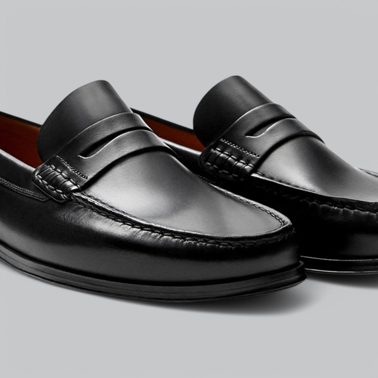 Herenschoenen met strakke belijning en tijdloze afwerking – ADRIANO LINEA - Glamorix
