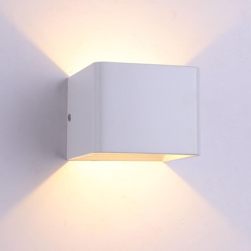 Moderne Meerkleurige Vierkante LED Mini Wandlamp - Stijlvolle verlichting voor elk interieur