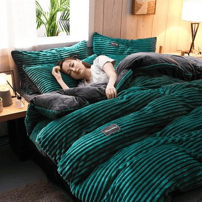 WINTERCOZY – Ribbedesign beddengoedset voor de winter