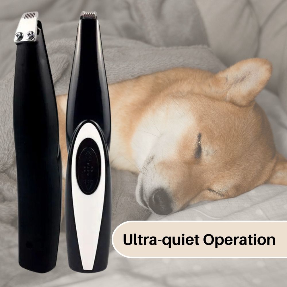 Professionele hondentondeuse met stille motor en ergonomisch design – TRIMPAWS QuietClip - Glamorix