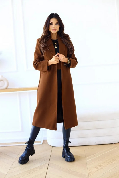 LORELEI - Chique dames trenchcoat met getailleerde pasvorm en klassiek lang model