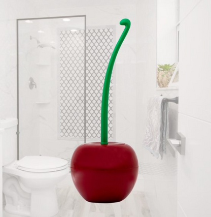 CHERRYCLEAN - Kersvormige toiletborstel met ergonomisch handvat