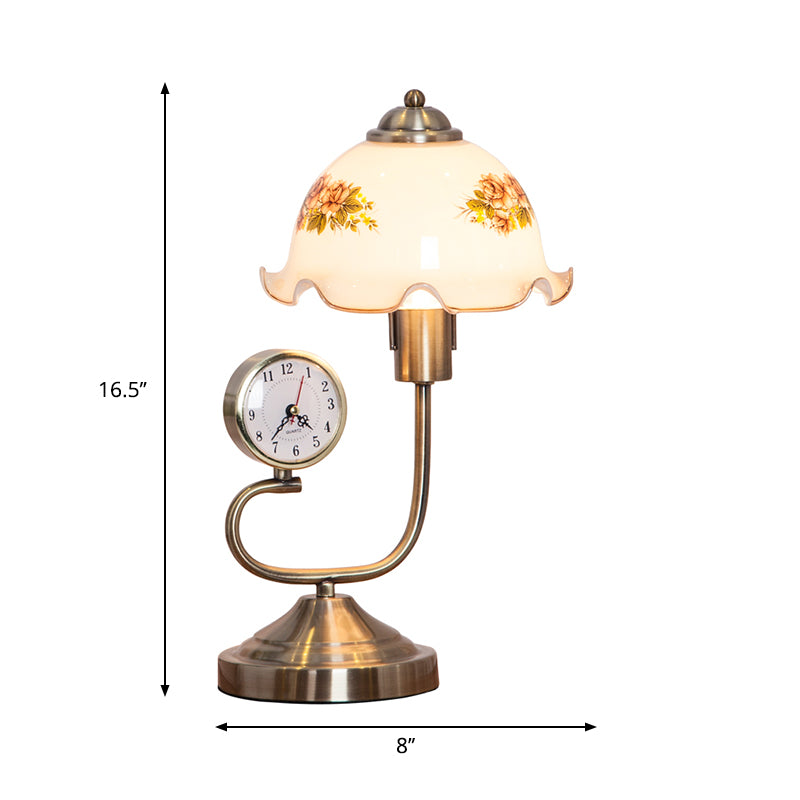 BLOOMLITE - Bloemvormige tafellamp in landelijke stijl