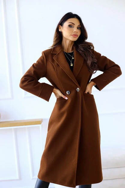 LORELEI - Chique dames trenchcoat met getailleerde pasvorm en klassiek lang model