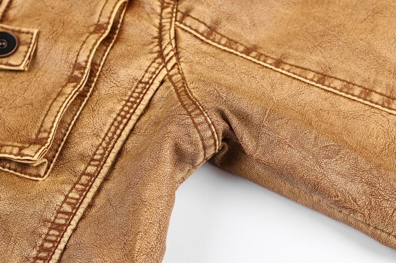 LUCIO - Vintage herenjack met een stoere uitstraling
