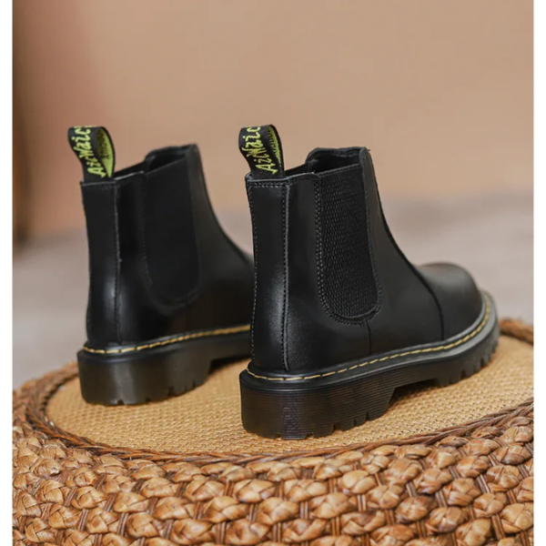 FREYA - Leren dames Chelsea boots met treklus en gripzool