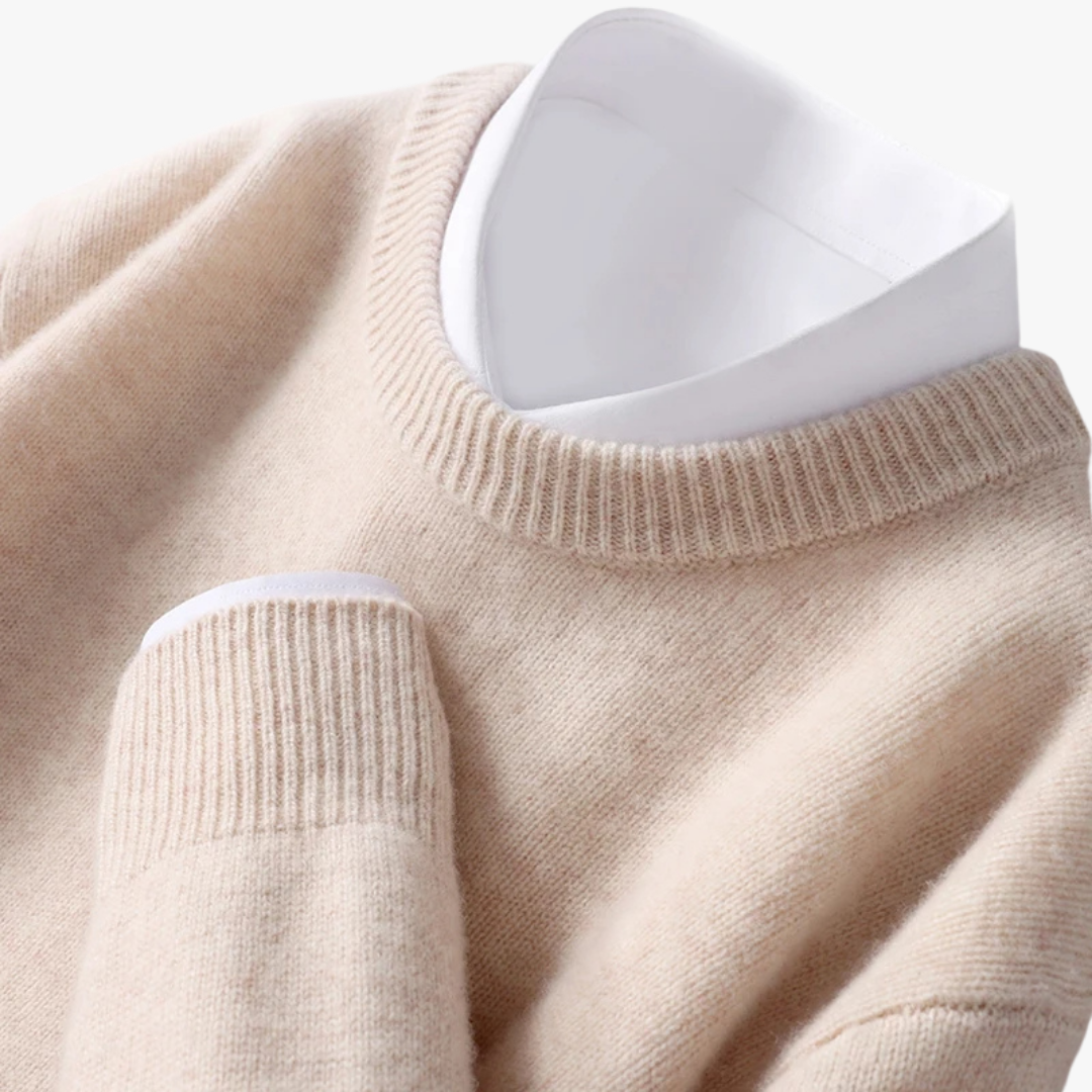 Klassieke heren trui met lange mouwen en tijdloos design – DAREON - Glamorix