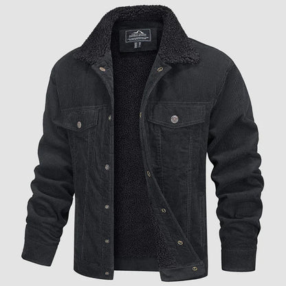 DANTE - Chaqueta de pana con forro de borrego para hombre - Glamorix