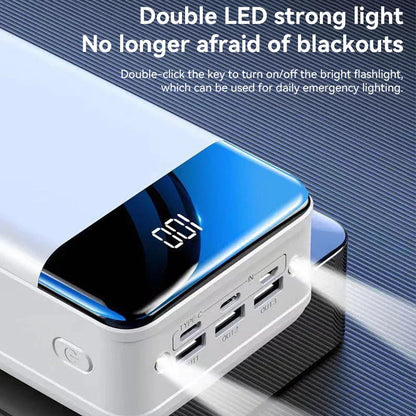 100.000mAh powerbank met super snel opladen – VOLTRIX MEGA100 - Glamorix