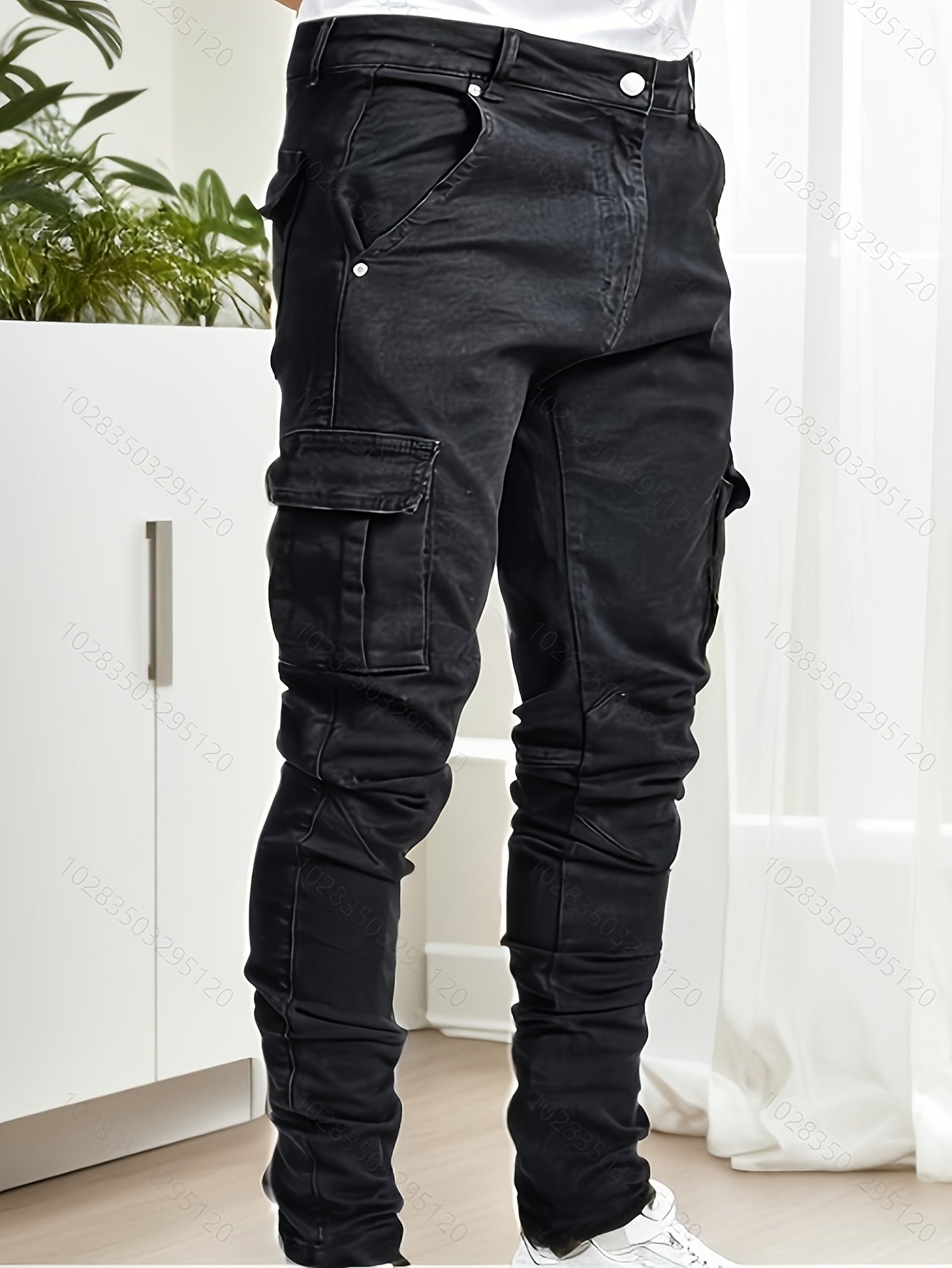 PATRICK – Heren casual cargo rekbare skinny jeans