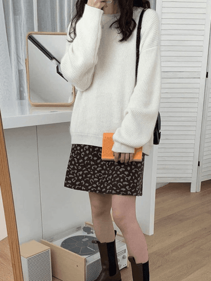 MINIMAL MILA - Minimalistische Ronde Hals Pullover