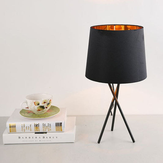 DRUMLIGHT - Minimalistische tafellamp met drumdoek voor sfeervolle nachtlamp