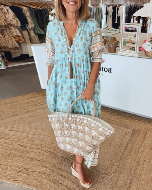 ZenyaFlair – Bohemian laagjesjurk met luchtige charme en vrije spirit